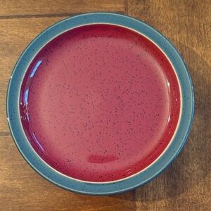 Denby red/green small plate